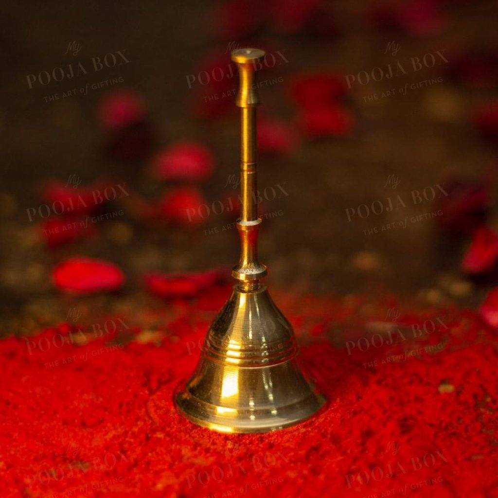 Brass Table bell, Brass Hand Bell, Hand Bell, Pooja Bell, Brass