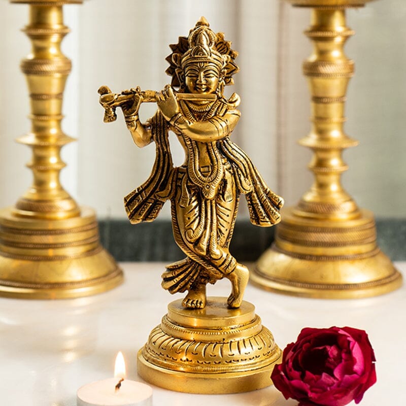 Buy Hindu Brass God Idols, Statue, Murti Online In India For Puja Room