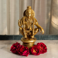 Elegant Ayyappa Brass Idol