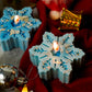 Scented Christmas Snowflake Candles (Set of 2)