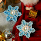 Scented Christmas Snowflake Candles (Set of 2)