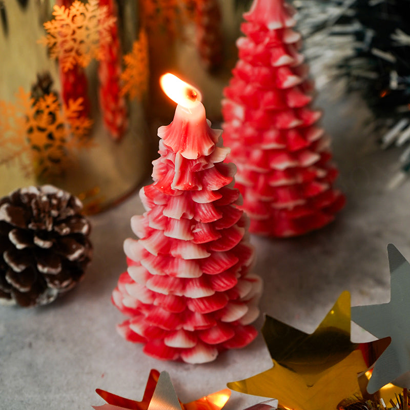 Scented Christmas Tree Candles (Set of 2)