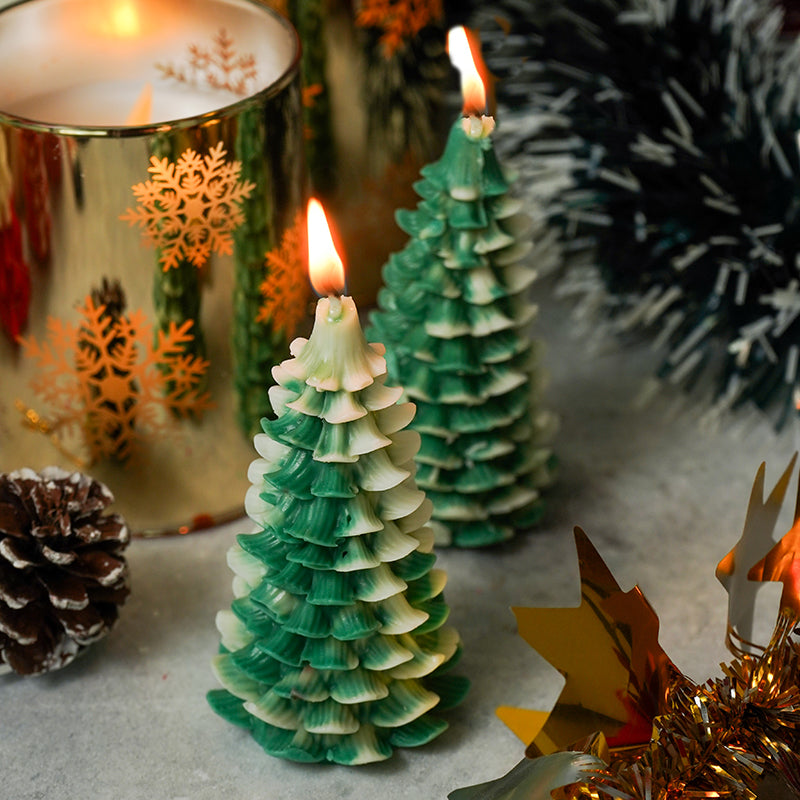 Scented Christmas Tree Candles (Set of 2)