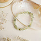 Prehnite Cube Healing Crystal Bracelet