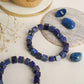 Lapis Lazuli Cube Healing Crystal Bracelet