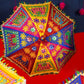 Elephant Print Embroidery Work Handmade Umbrella For Wedding/Decoration