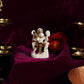 Graceful Lord Hanuman Gold Plated Marble Idol