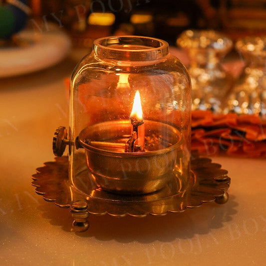 Divine Brass Akhand Jyoti Diya