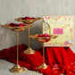 Aesthetic Floral Diya Urli With Stand Collection Gift Box