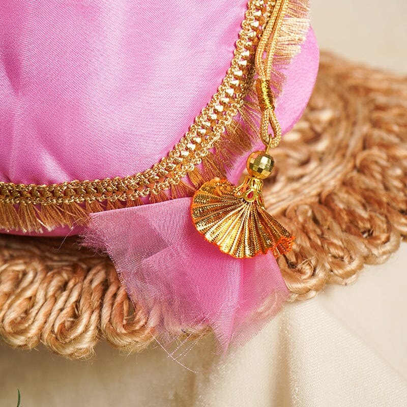 Pink Organza Gota Potli