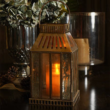 Glimmer Wander Antique Glass Lantern