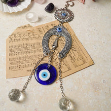 Evil Eye Horseshoe Good Luck Hanging