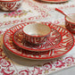 Red Mehrab Dinner Set 37 Pc