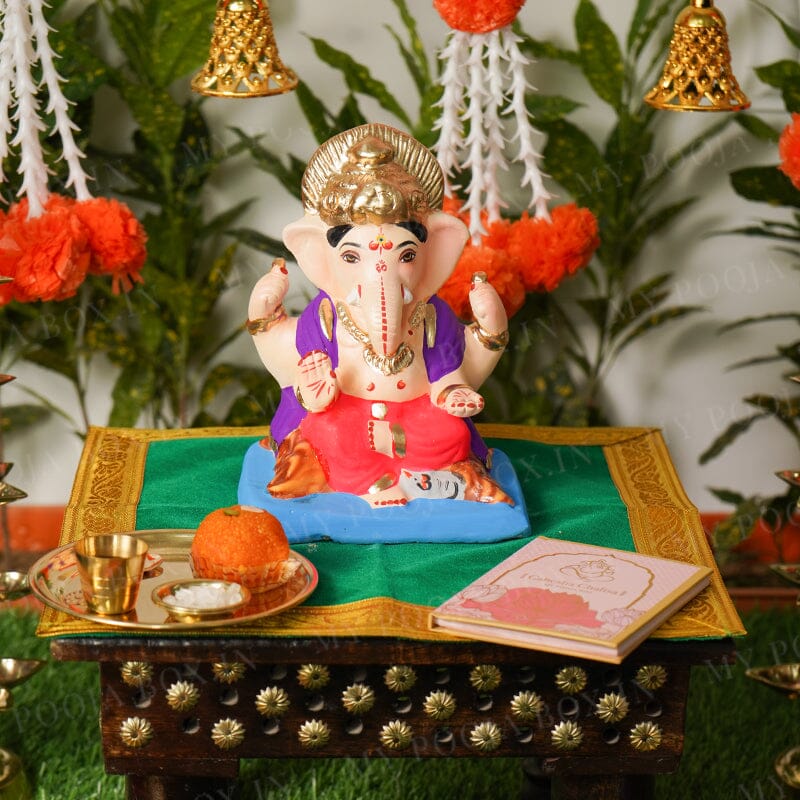 7INCH Eco-Friendly Gajakarna Ganesh | Plant-A-Ganesha