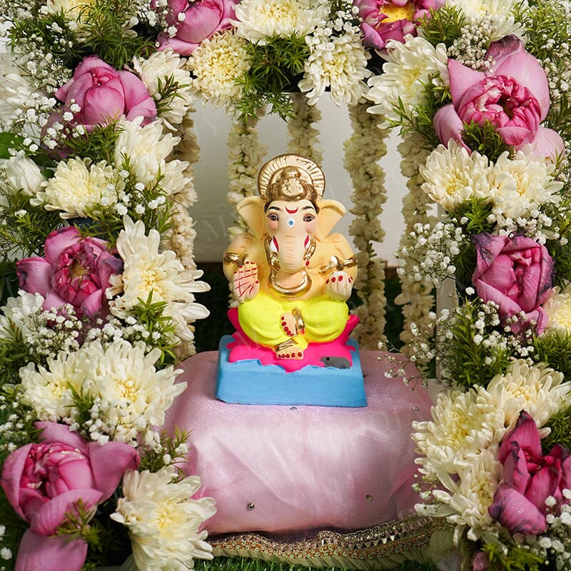 6INCH Eco-Friendly Sarvasiddhanta Ganesh | Plant-A-Ganesha