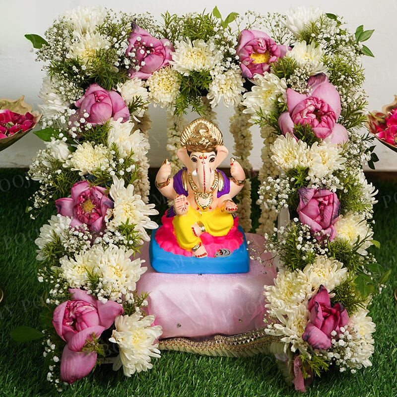 7INCH Eco-Friendly Vishwaraja Ganesh | Plant-A-Ganesha