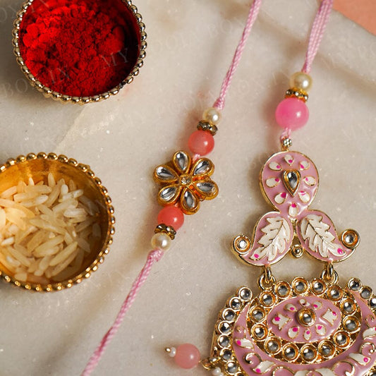 Infusion Pink Bhaiya Bhabhi Rakhi