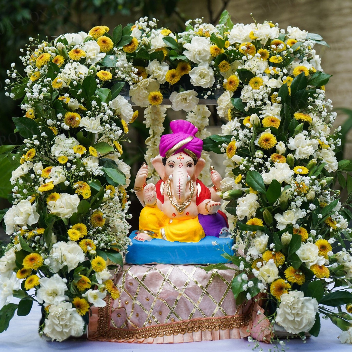 7INCH Eco-Friendly Dhoomravarna Ganesh | Plant-A-Ganesha