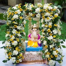 7INCH Eco-Friendly Gaurisuta Ganesh | Plant-A-Ganesha