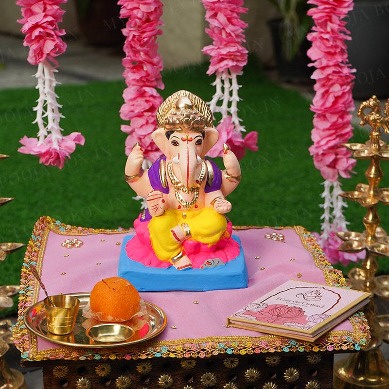 7INCH Eco-Friendly Vishwaraja Ganesh | Plant-A-Ganesha