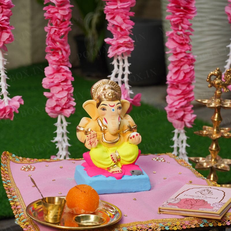 6INCH Eco-Friendly Sarvasiddhanta Ganesh | Plant-A-Ganesha