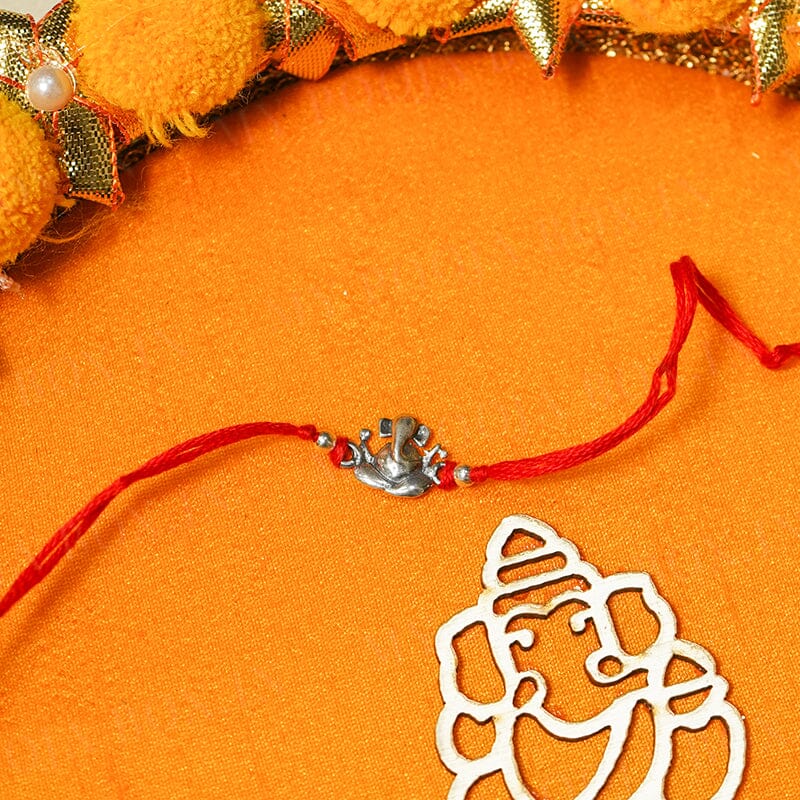 925 Silver Ganesha Rakhi Gifting Box