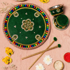 Lavish Mehendi Memories Thali Set