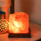 Himalayan Pink Salt Cube Firebowl Lamp