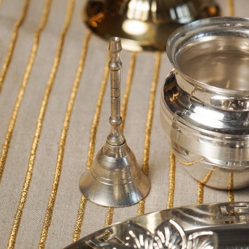 Exclusive Silver Pooja Thali Set