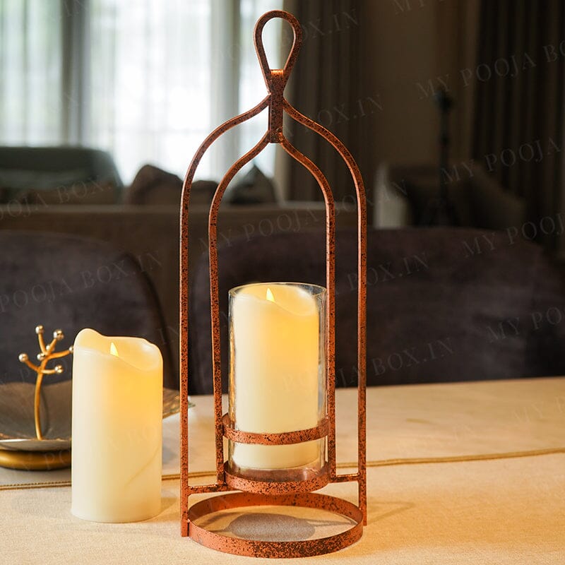 Vintage Rustic Retro Candle Holder Stand