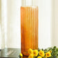 Glass Silaidar Candle Holder Cylindrical Vase Holder