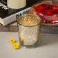 Glass Cylindrical Candle Holder 4Inch