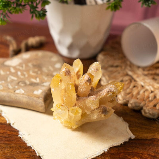 Citrine Rock Cluster Crystal