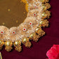 Gleaming Golden Beaded Seive For Karwa Chauth