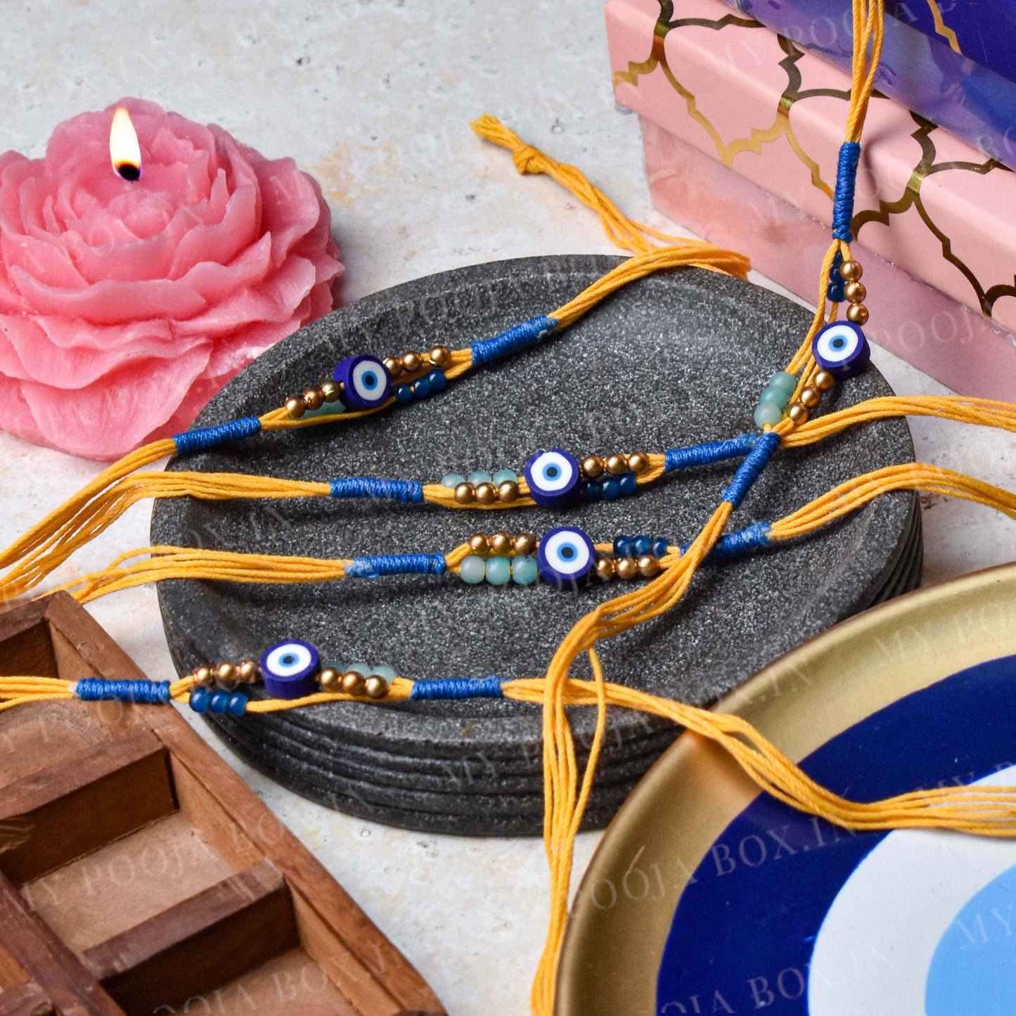 Elegant Evil Eye Rakhi