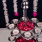 Exquisite Layer Silver Diya Urli Stand