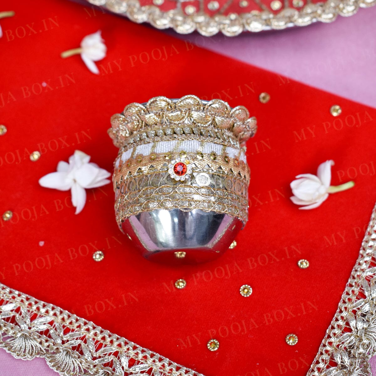 Royal Peacock Pooja Thali Set