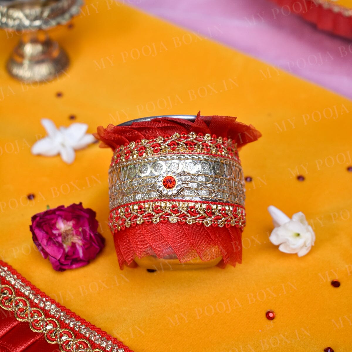 Rajwadi Tarang Pooja Thali Set