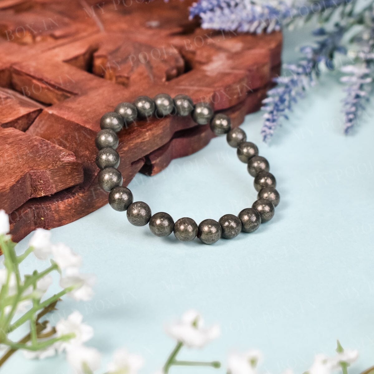 Pyrite Natural Crystal Healing Bracelet