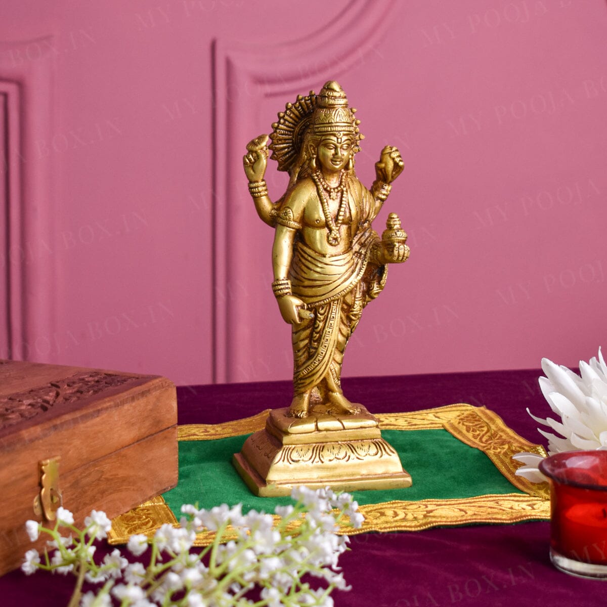 Alluring Brass Dhanvantari Idol