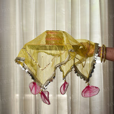 Charming Yellow Thali Cover