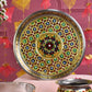 Beautiful Meenakari Karwa Chauth Thali Set