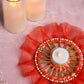 Red Daisy Decorative T-light Holder