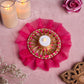 Pink Camellia Decorative T-light Holder