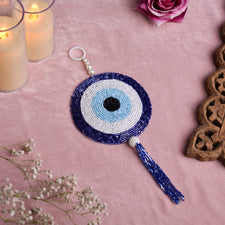 Glass Beaded Evil Eye Hanging