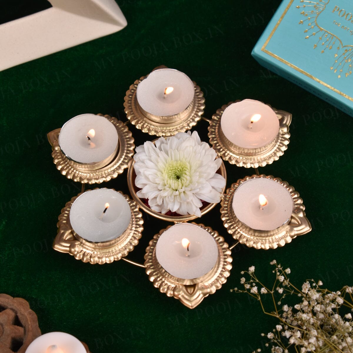 Elegant Mini Diya Urli