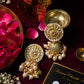 Royal Kundan Golden Earrings