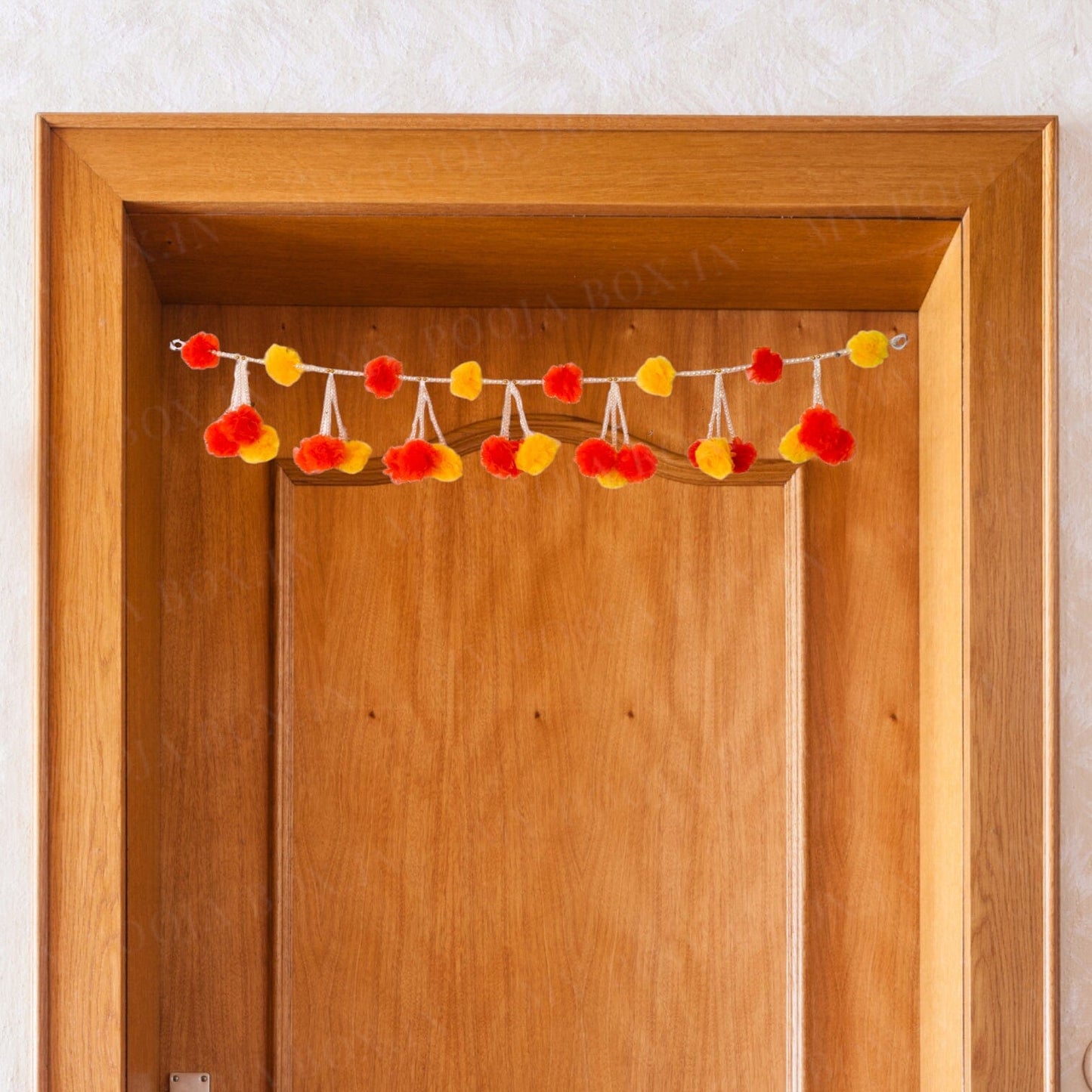 Handmade Pompom Bandanwar Door Hanging