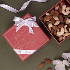 Pretty Peach Dry Fruit Box - 100gms