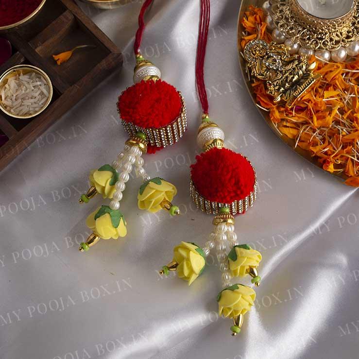 Eye Catching Lumba Rakhi (Set of 2)